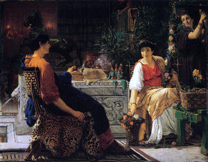  Sir Lawrence Alma-Tadema Preparations for the Festivities - Art Print