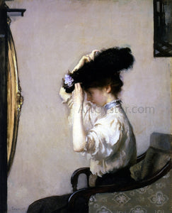  Edmund Tarbell Preparing for the Matinee - Art Print