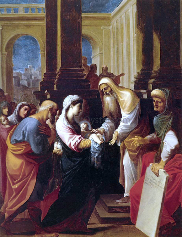  Lodovico Carracci Presentation in the Temple - Art Print