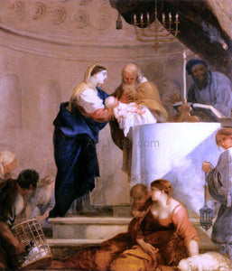  Sebastien Bourdon Presentation in the Temple - Art Print