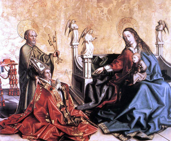  Konrad Witz Presentation of Cardinal de Mies to the Virgin - Art Print