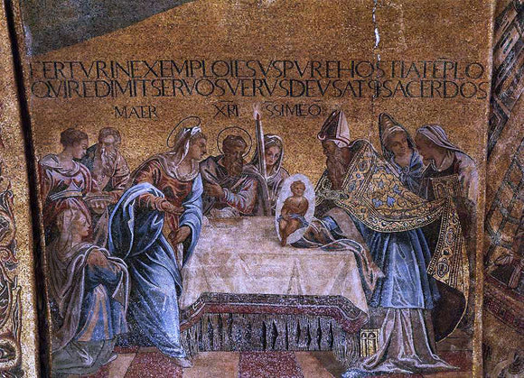  Domenico Robusti Presentation of Christ in the Temple - Art Print