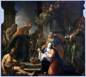  Andrea Celesti Presentation of Jesus at the Temple - Art Print