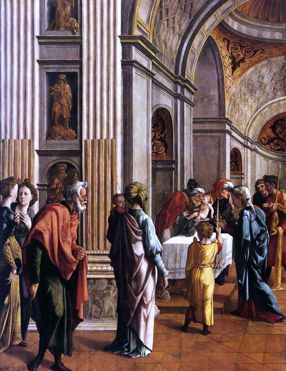  Jan Van Scorel Presentation of Jesus in the Temple - Art Print