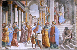  Domenico Ghirlandaio Presentation of the Virgin at the Temple - Art Print