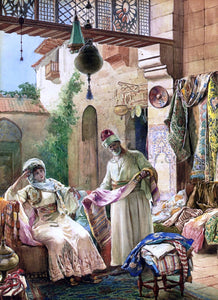  Amedeo Momo Simonetti Presenting His Finest Fabrics - Art Print