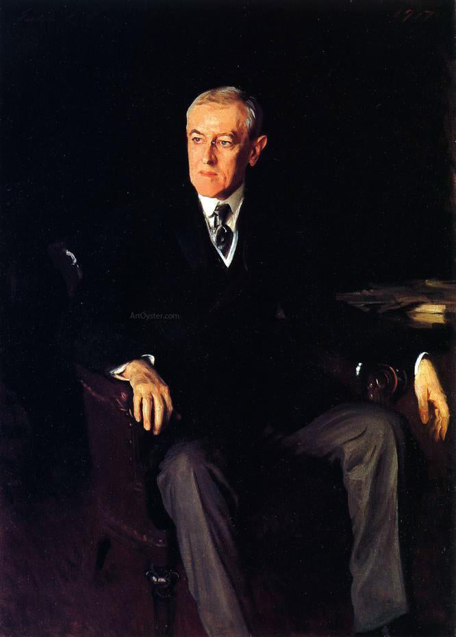 John Singer Sargent President Woodrow Wilson Art Print – printoyster