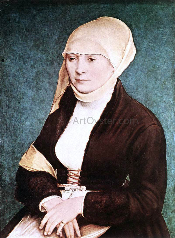  The Younger Hans Holbein Presumed Portrait of the Artist's Wife - Art Print