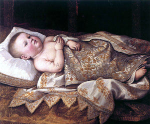  Tiberio Di Tito Prince Leopoldo de' Medici in a Cradle - Art Print