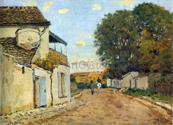  Alfred Sisley Princesse Street in Louveciennes - Art Print