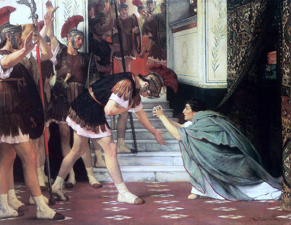  Sir Lawrence Alma-Tadema Proclaiming Claudius Emperor - Art Print