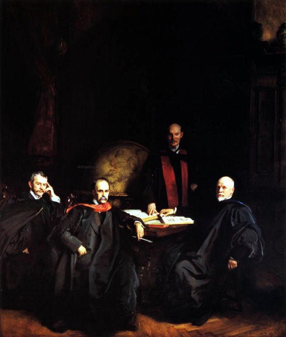  John Singer Sargent Professors Welch, Halsted, Osler and Kelly (also known as The Four Doctors) - Art Print