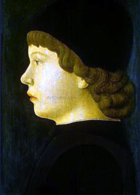  Jacopo Bellini Profile Portrait of a Boy - Art Print