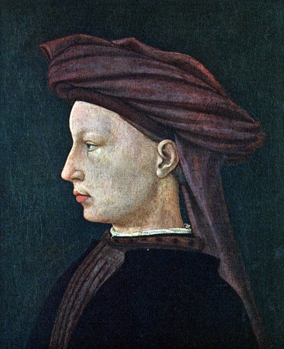  Masaccio Profile Portrait of a Young Man - Art Print
