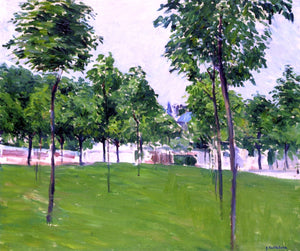  Gustave Caillebotte Promenade at Argenteuil - Art Print