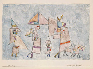  Paul Klee Promenade in the Orient - Art Print