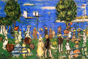  Maurice Prendergast Promenade Salem - Art Print