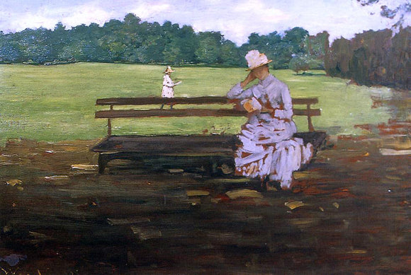  William Merritt Chase Prospect Park, Brooklyn - Art Print