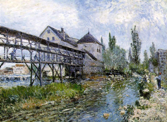  Alfred Sisley Provencher's Mill at Moret - Art Print