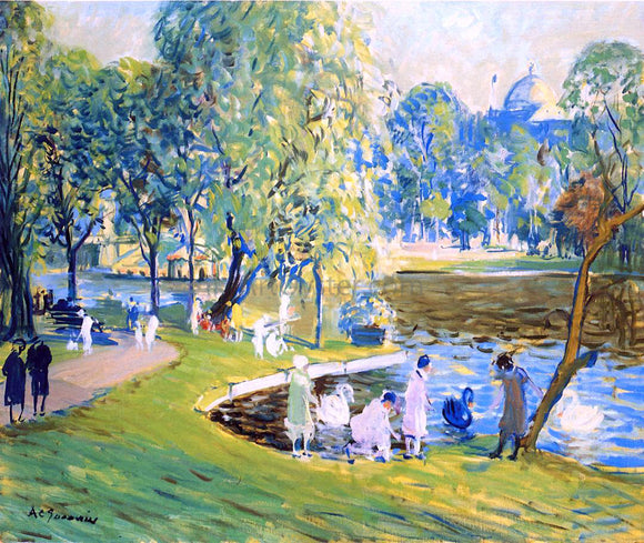  Arthur Clifton Goodwin Public Garden, Boston - Art Print