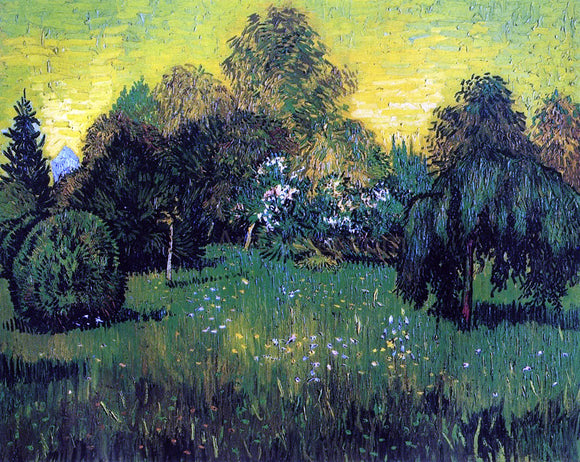  Vincent Van Gogh Public Park with Weeping Willow: The Poet's Garden I - Art Print