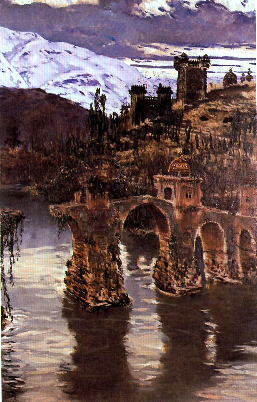  Antonio Munoz Degrain Puente de la Sultana - Art Print