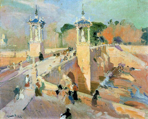  Joaquin Sorolla Y Bastida Puente de Real - Art Print