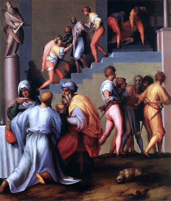  Jacopo Pontormo Punishment of the Baker - Art Print