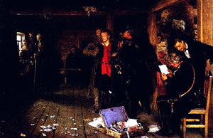  Ilia Efimovich Repin Putting a Propagandist Under Arrest - Art Print