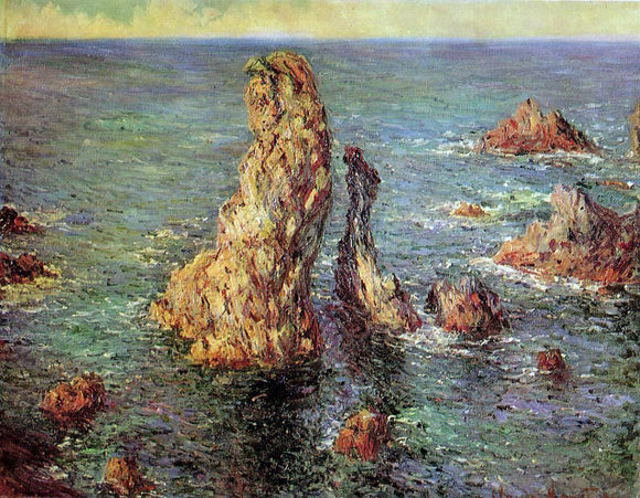  Claude Oscar Monet Pyramids at Port-Coton - Art Print