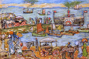  Maurice Prendergast Quai, Dinard - Art Print