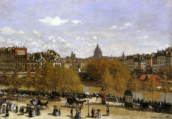  Claude Oscar Monet Quai du Louvre - Art Print