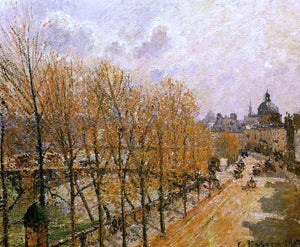  Camille Pissarro Quai Malaquais - Morning, Sun - Art Print