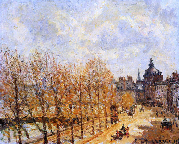  Camille Pissarro Quai Malaquais, Morning, Sunny Weather - Art Print