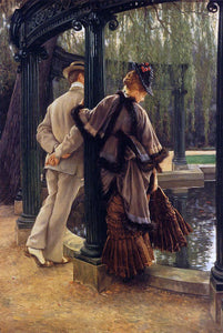  James Tissot Quarrelling - Art Print