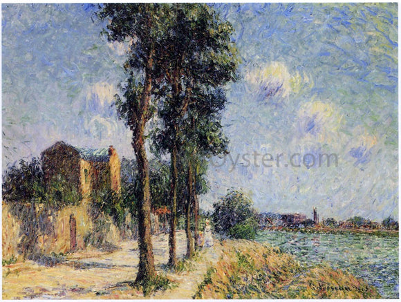  Gustave Loiseau Quay at Pontoise - Art Print