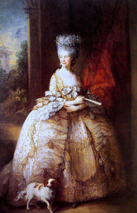  Thomas Gainsborough Queen Charlotte - Art Print