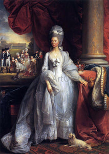  Benjamin West Queen Charlotte - Art Print