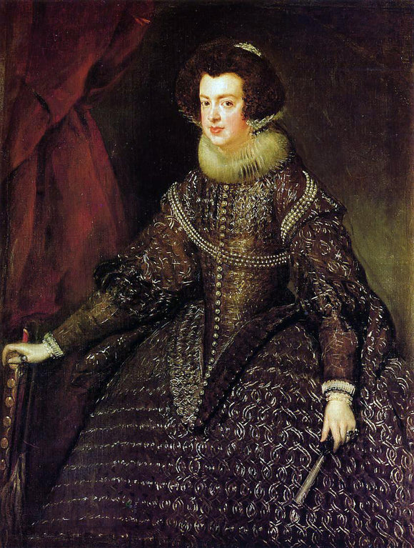  Diego Velazquez Queen Isabel - Art Print