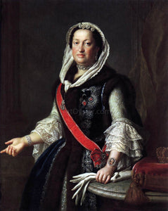 Pietro Antonio Rotari Queen Maria Josepha, Wife of King Augustus III of Poland - Art Print