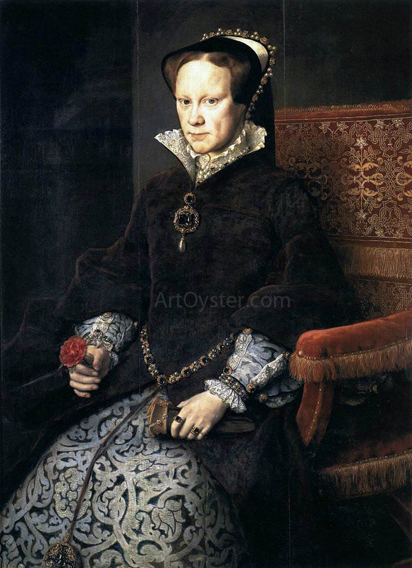  Anthonis Mor Van Dashorst Queen Mary Tudor of England - Art Print