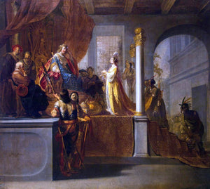  Nicolaus Knupfer Queen of Sheba Before Solomon - Art Print