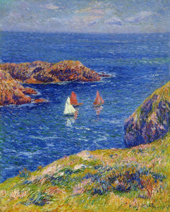  Henri Moret Quessant, Calm Day - Art Print