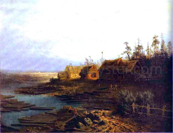  Alexei Kondratevich Savrasov Rafts - Art Print