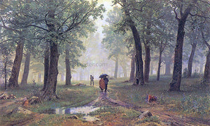  Ivan Ivanovich Shishkin Rain in the Oak Grove - Art Print
