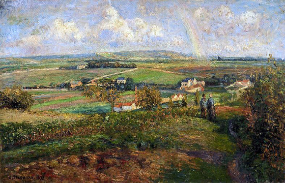  Camille Pissarro Rainbow, Pontoise - Art Print