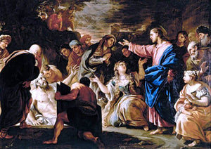  Luca Giordano Raising of Lazarus - Art Print