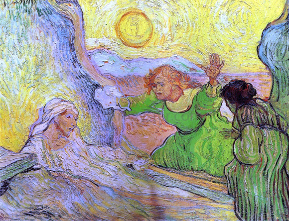  Vincent Van Gogh Raising of Lazarus (after Rembrant) - Art Print