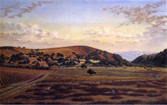  Joseph Lee Ralston Hall and its Grounds, San Mateo County - Art Print