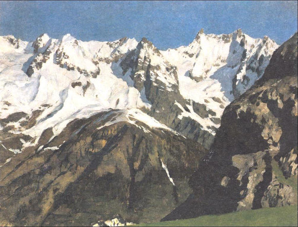  Isaac Ilich Levitan Range of mountains, Mont Blanc - Art Print